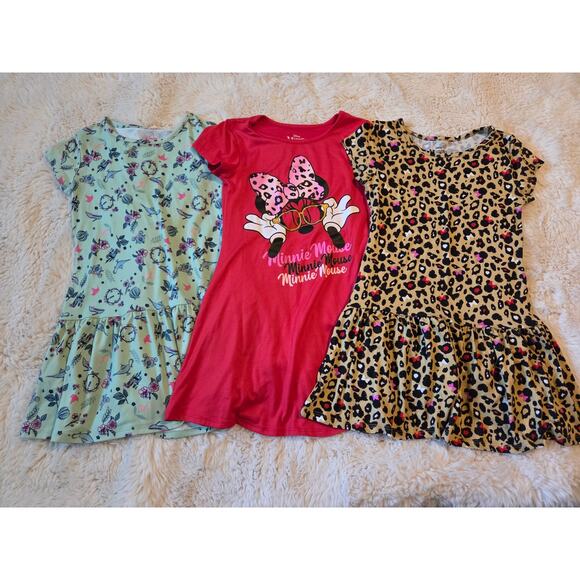 Disney Princess and Disney Minnie Mouse size 6x Dresses lot of 3 - Picture 1 of 7